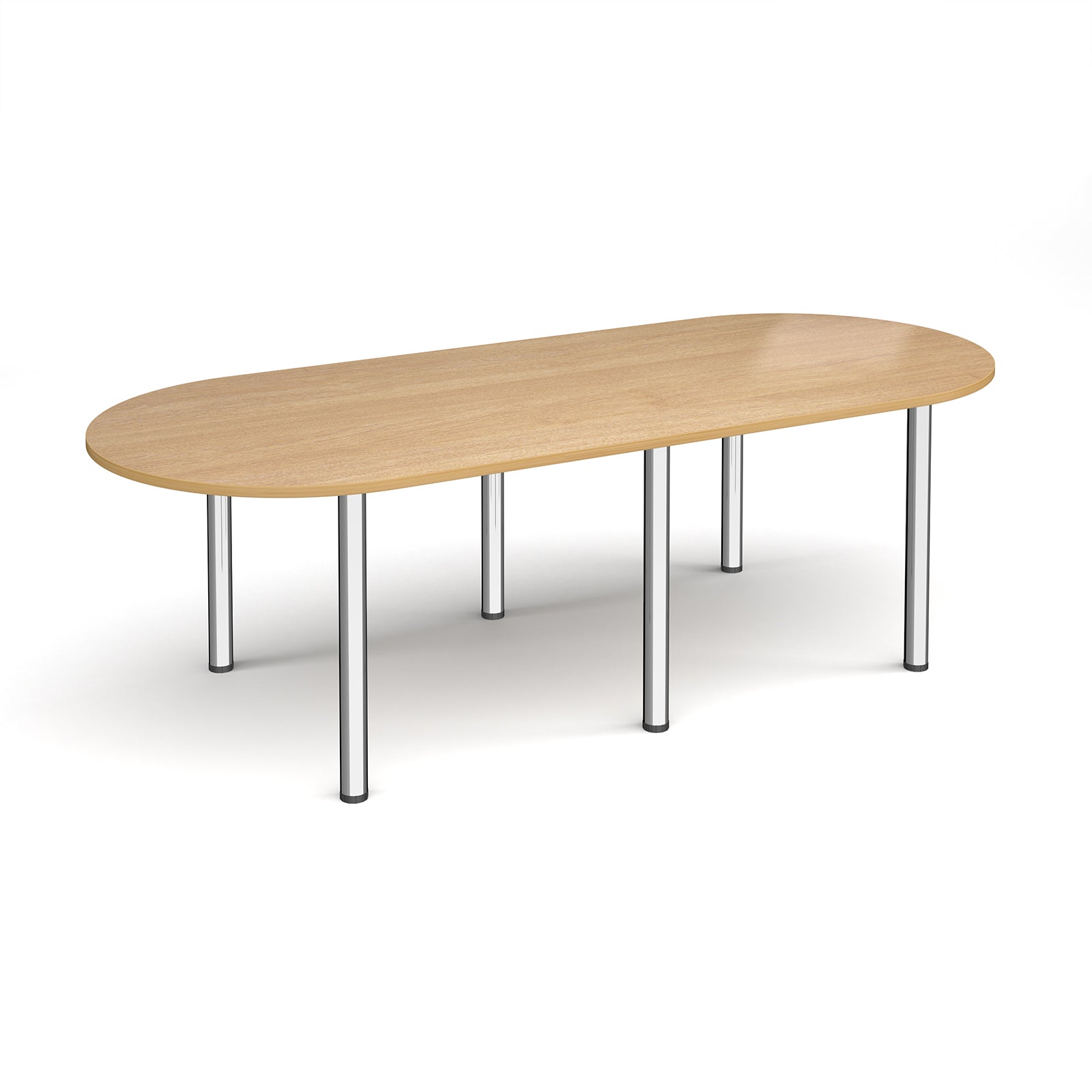 Radial end meeting table with 6 radial legs