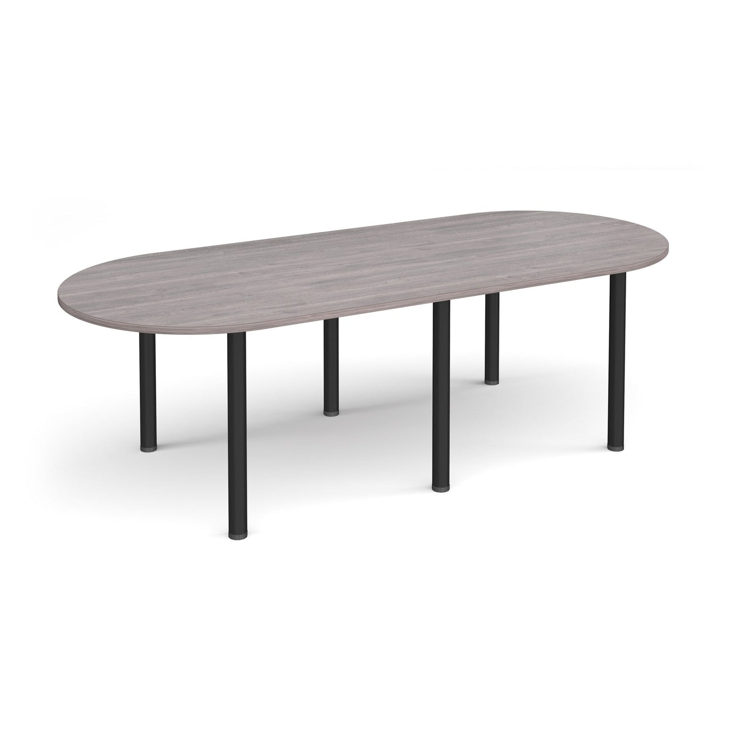 Radial end meeting table with 6 radial legs