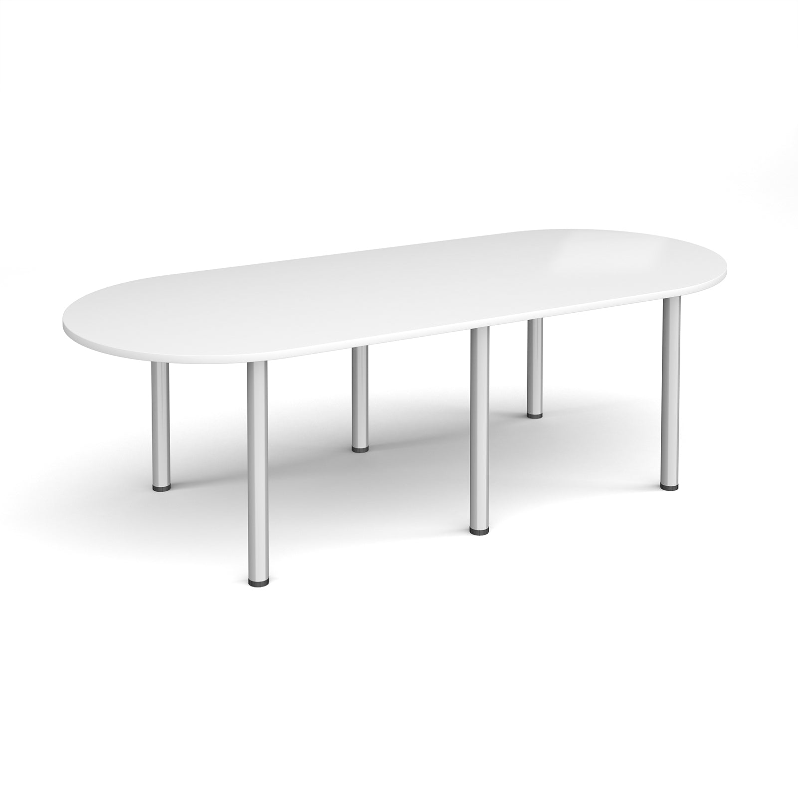 Radial end meeting table with 6 radial legs