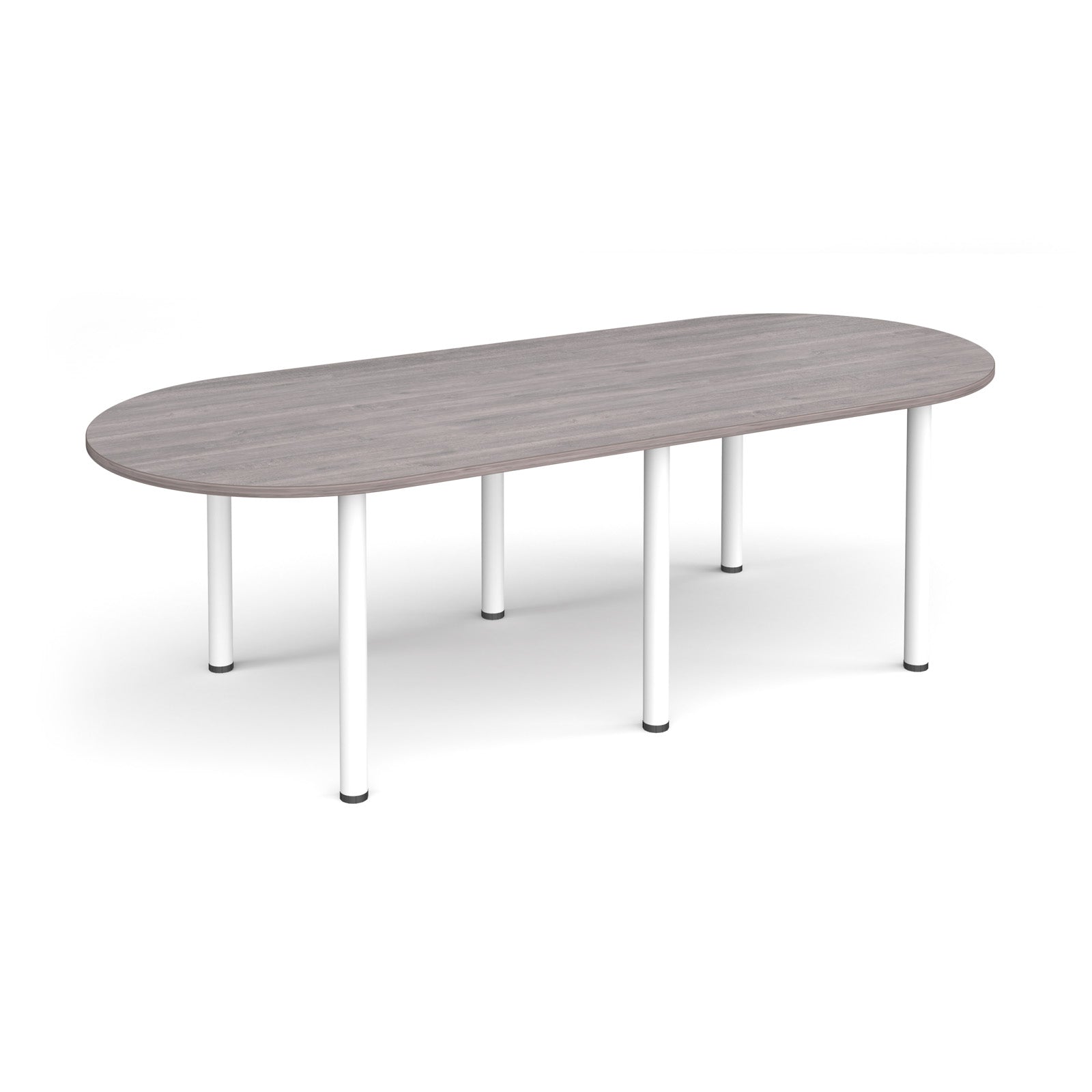 Radial end meeting table with 6 radial legs