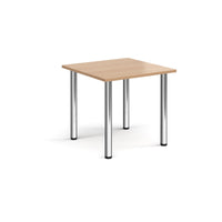 Rectangular radial leg meeting table
