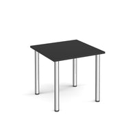 Rectangular radial leg meeting table