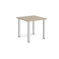 Rectangular radial leg meeting table