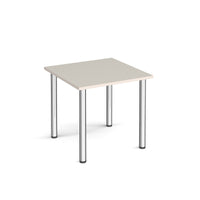 Rectangular radial leg meeting table