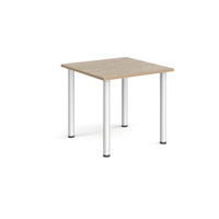 Rectangular radial leg meeting table