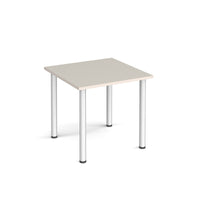 Rectangular radial leg meeting table