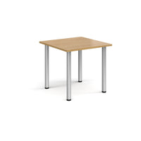 Rectangular radial leg meeting table