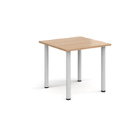 Rectangular radial leg meeting table