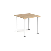 Rectangular radial leg meeting table