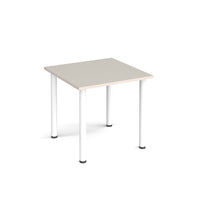 Rectangular radial leg meeting table