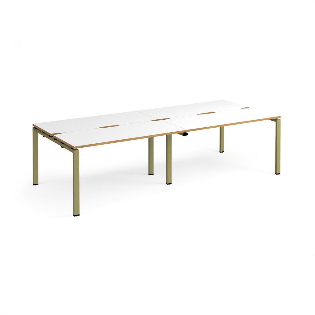 Adapt double back to back desks 1200mm deep