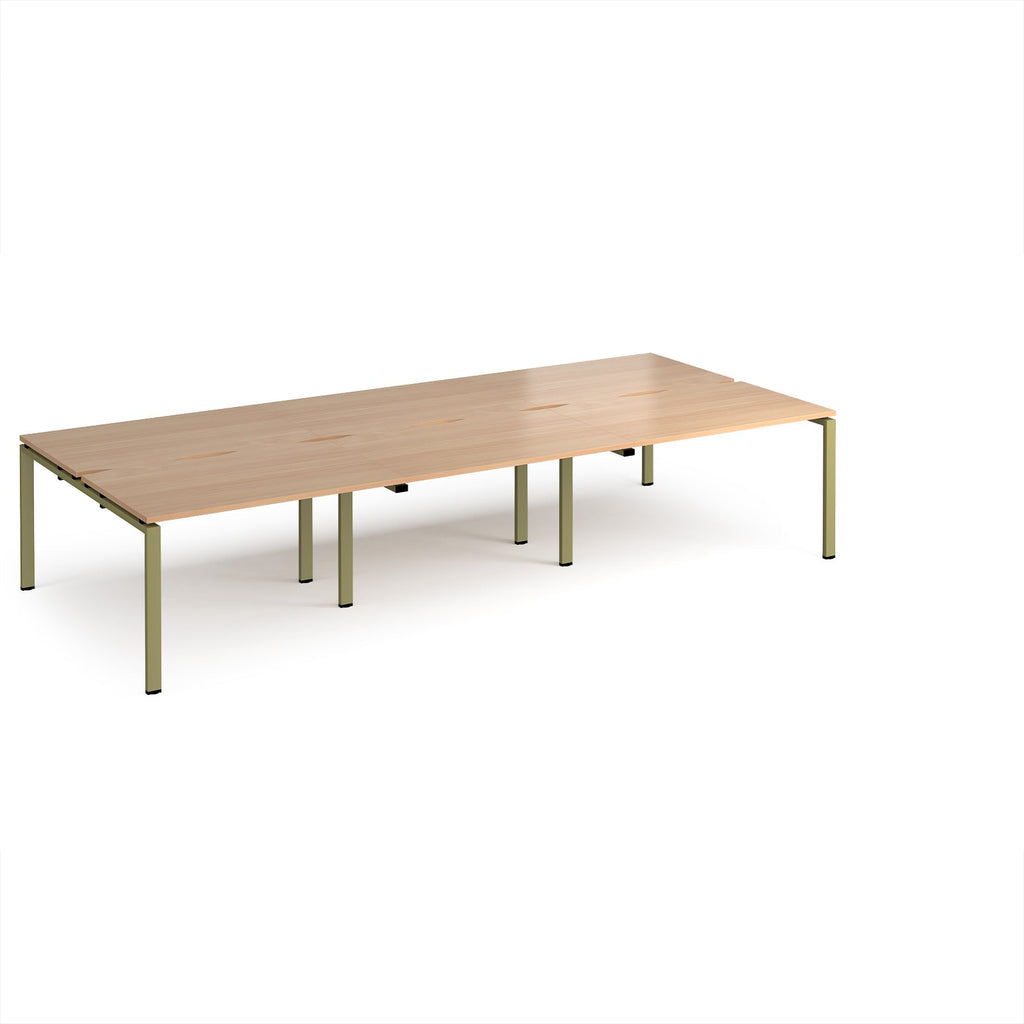 Adapt triple back to back desks 1600mm deep