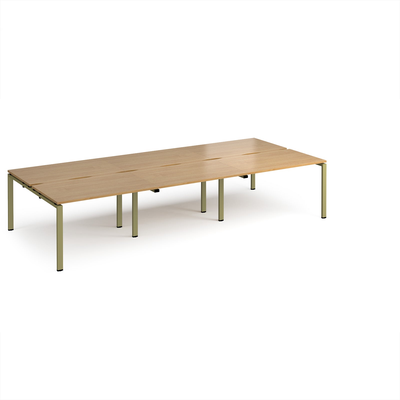 Adapt triple back to back desks 1600mm deep