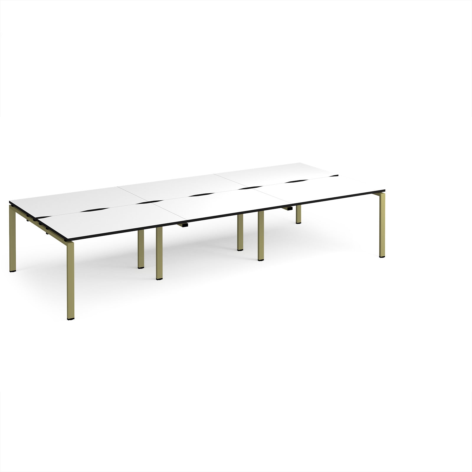 Adapt triple back to back desks 1600mm deep