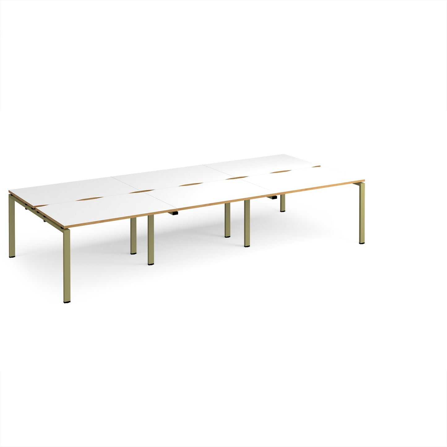 Adapt triple back to back desks 1600mm deep