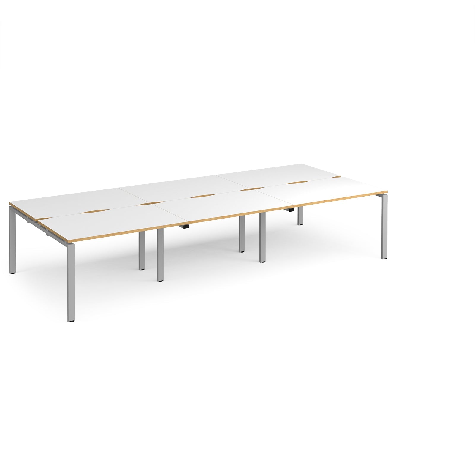 Adapt Triple Back To Back Desks 1600Mm Deep