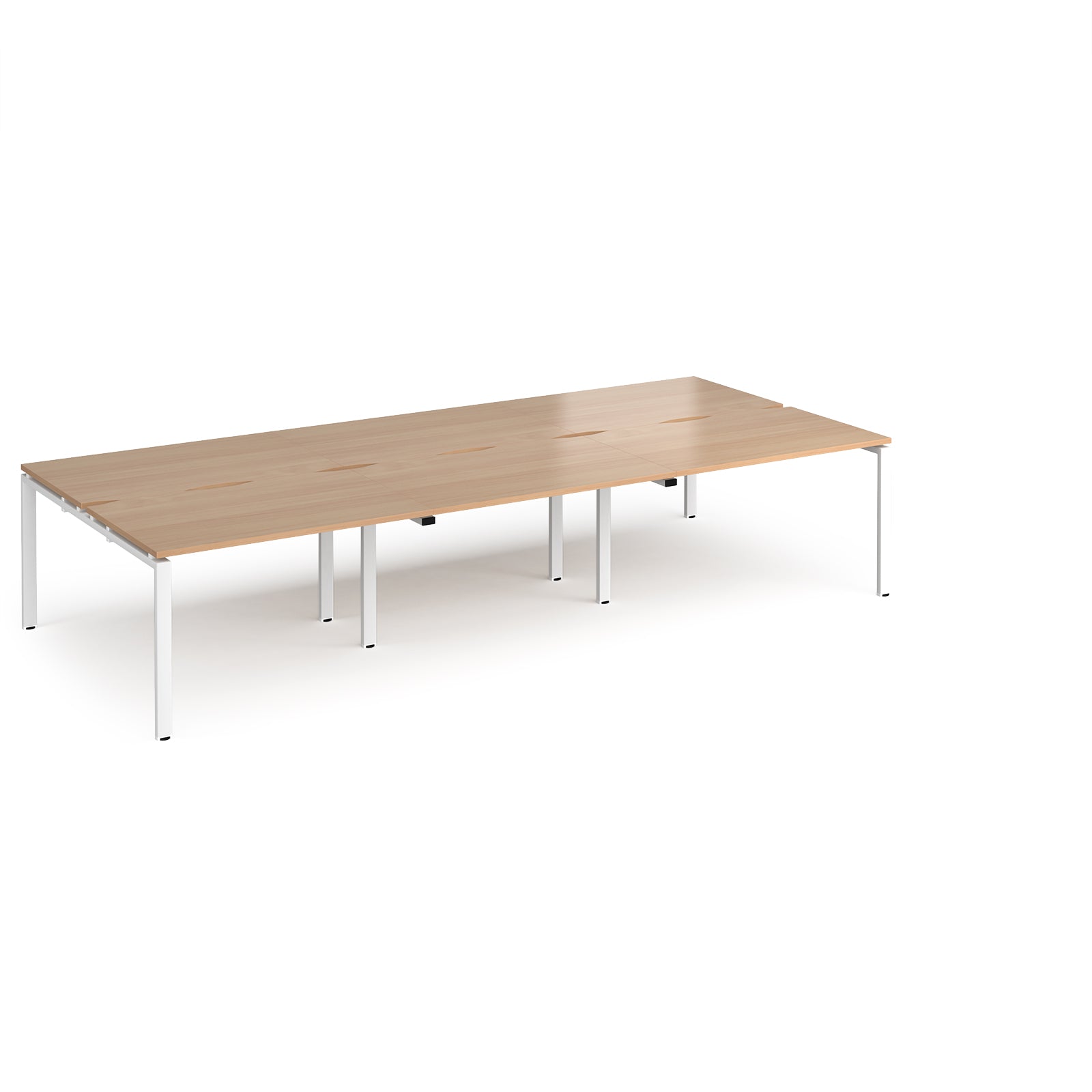Adapt Triple Back To Back Desks 1600Mm Deep