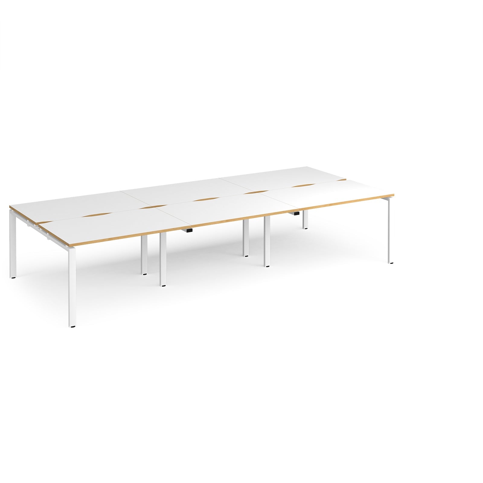 Adapt triple back to back desks 1600mm deep