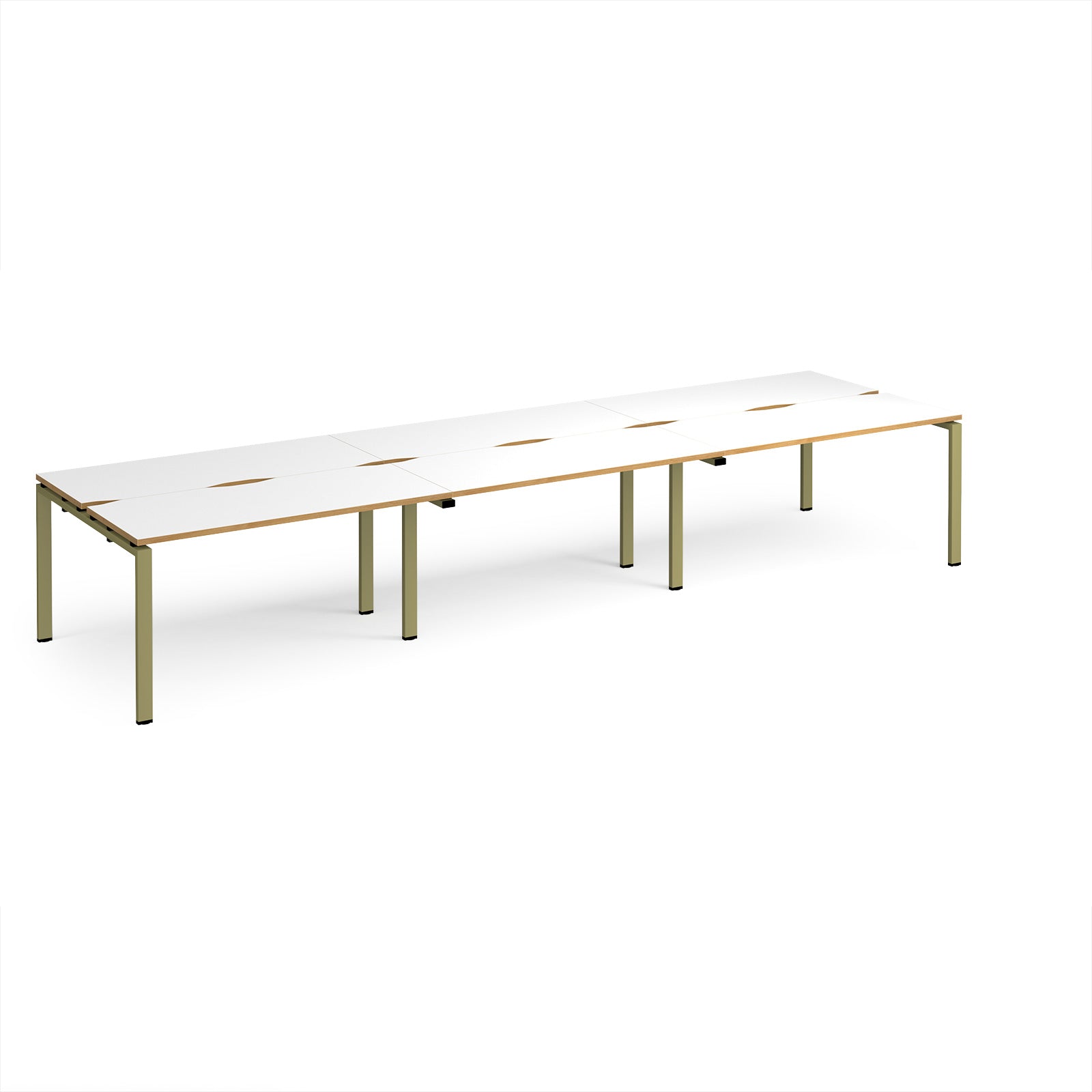 Adapt triple back to back desks 1200mm deep
