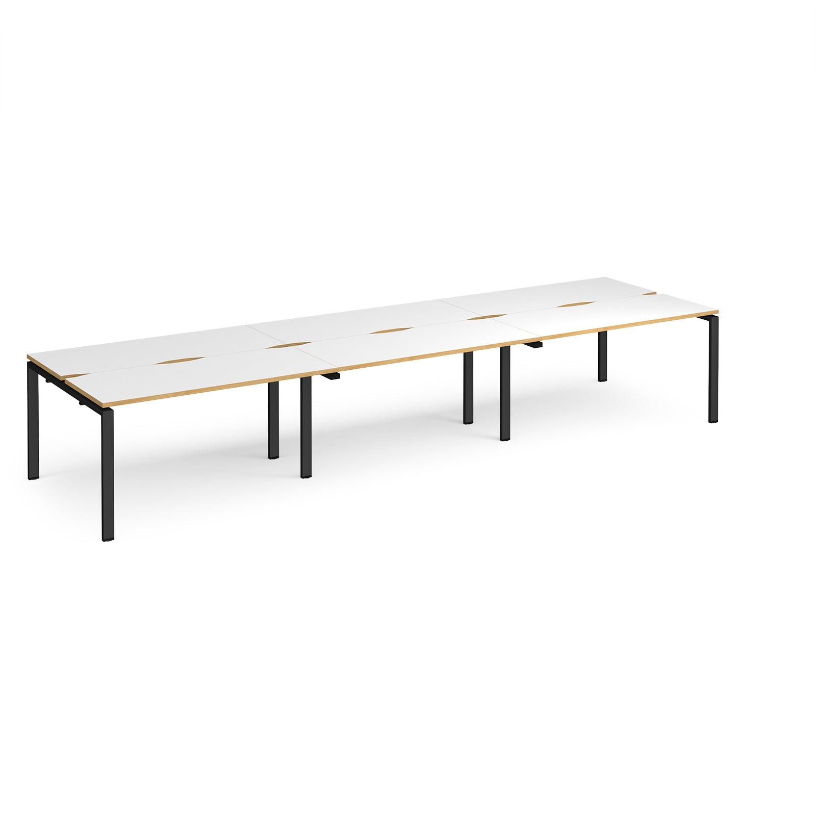 Adapt Triple Back To Back Desks 1200Mm Deep