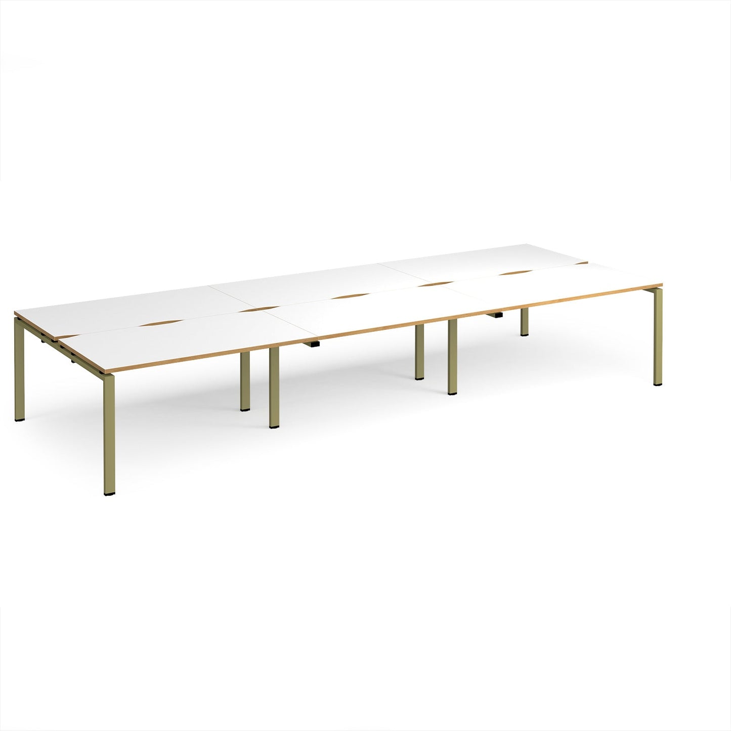 Adapt triple back to back desks 1600mm deep