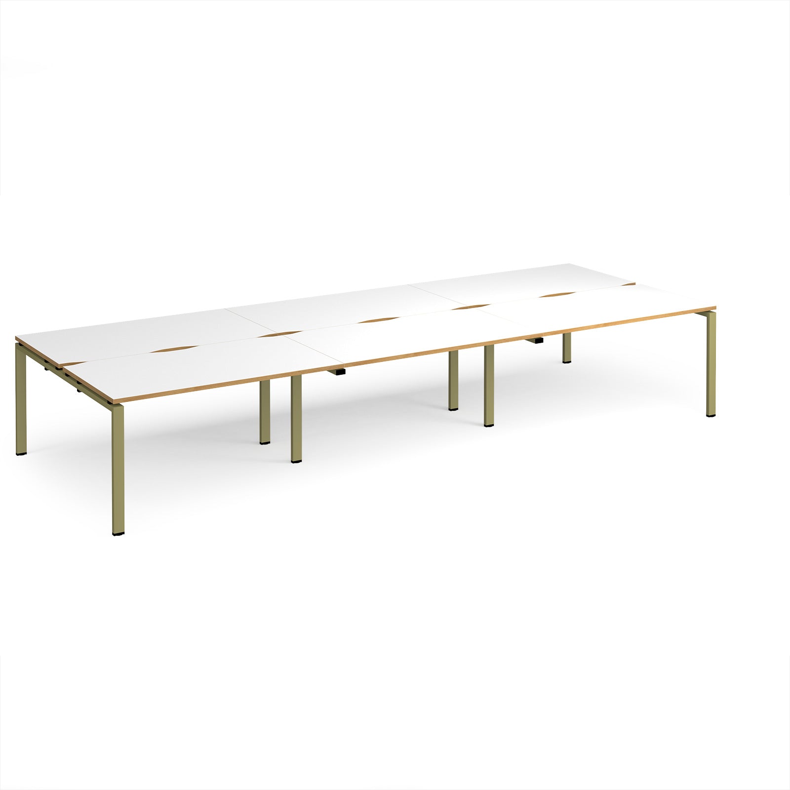 Adapt triple back to back desks 1600mm deep