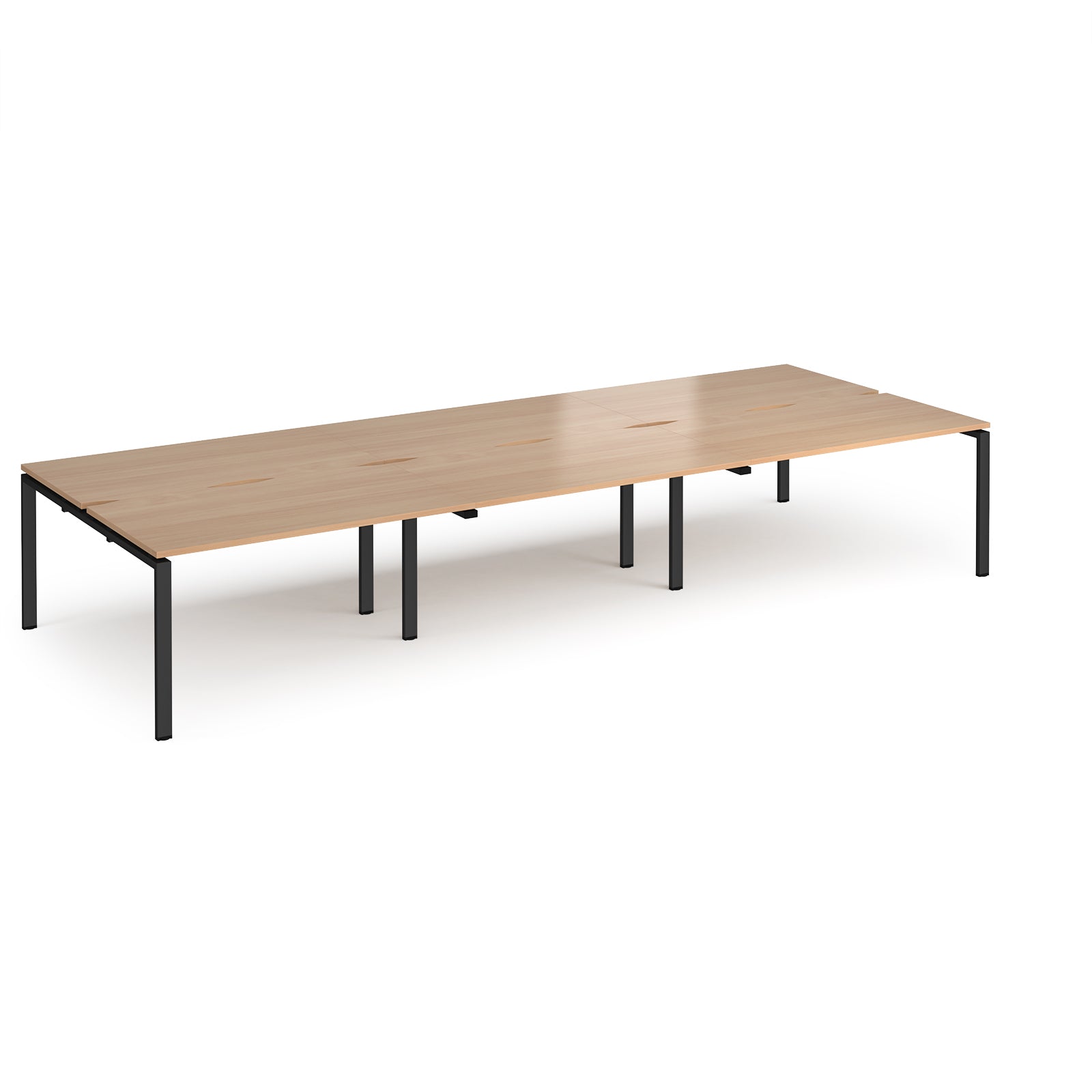 Adapt Triple Back To Back Desks 1600Mm Deep