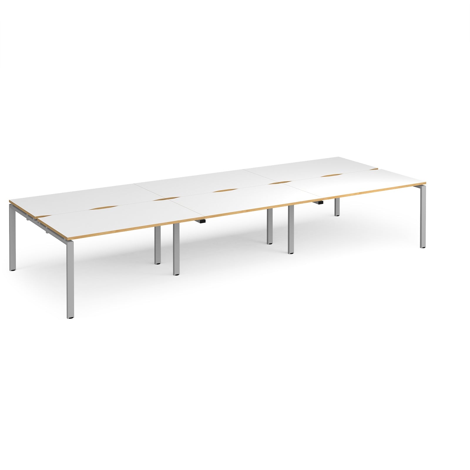 Adapt Triple Back To Back Desks 1600Mm Deep