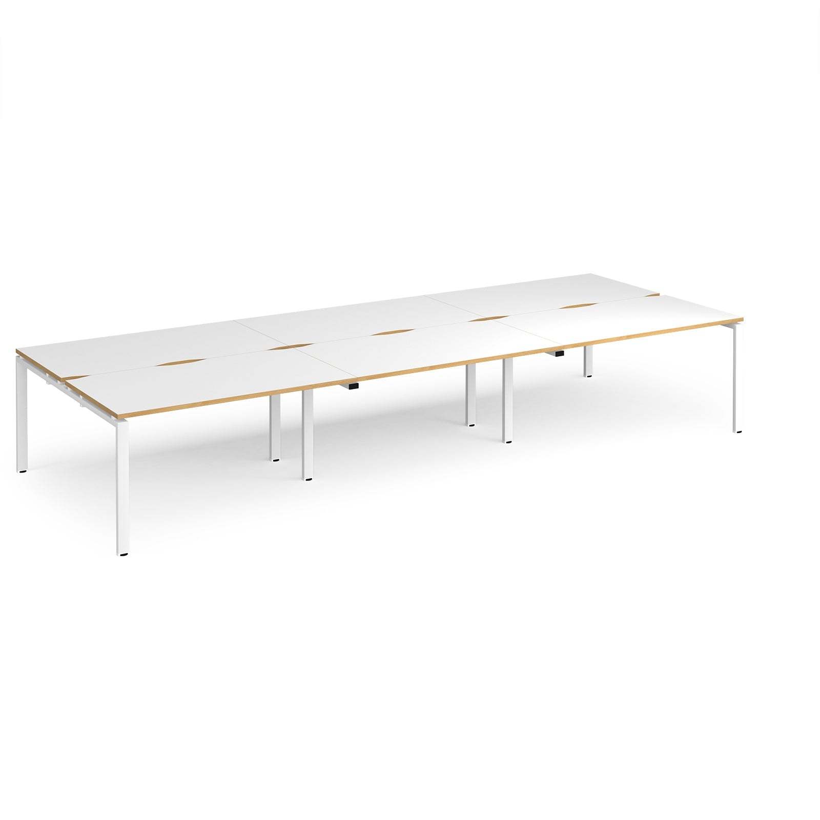 Adapt Triple Back To Back Desks 1600Mm Deep