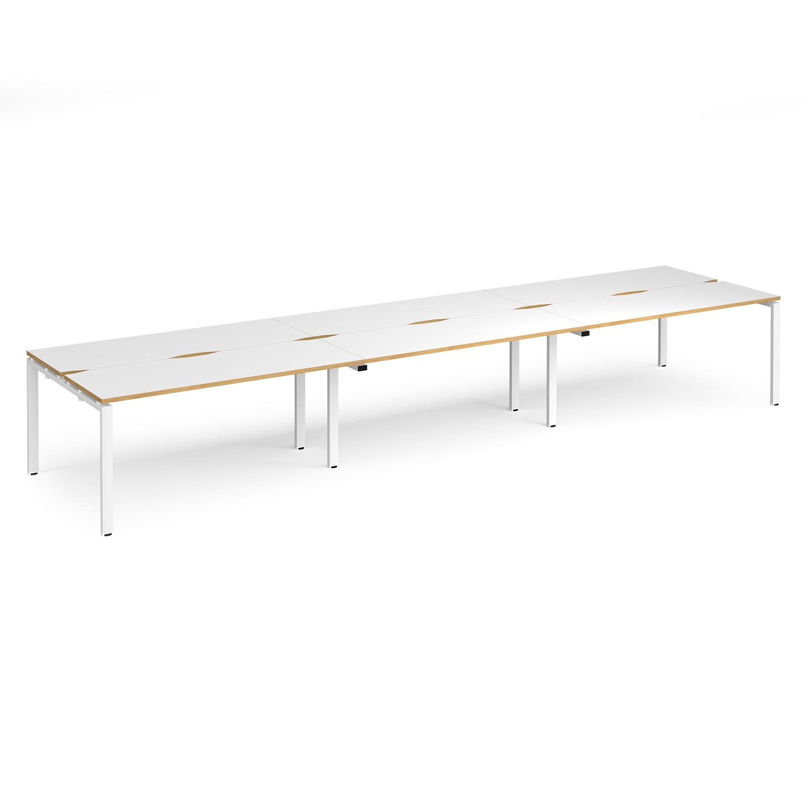 Adapt Triple Back To Back Desks 1200Mm Deep