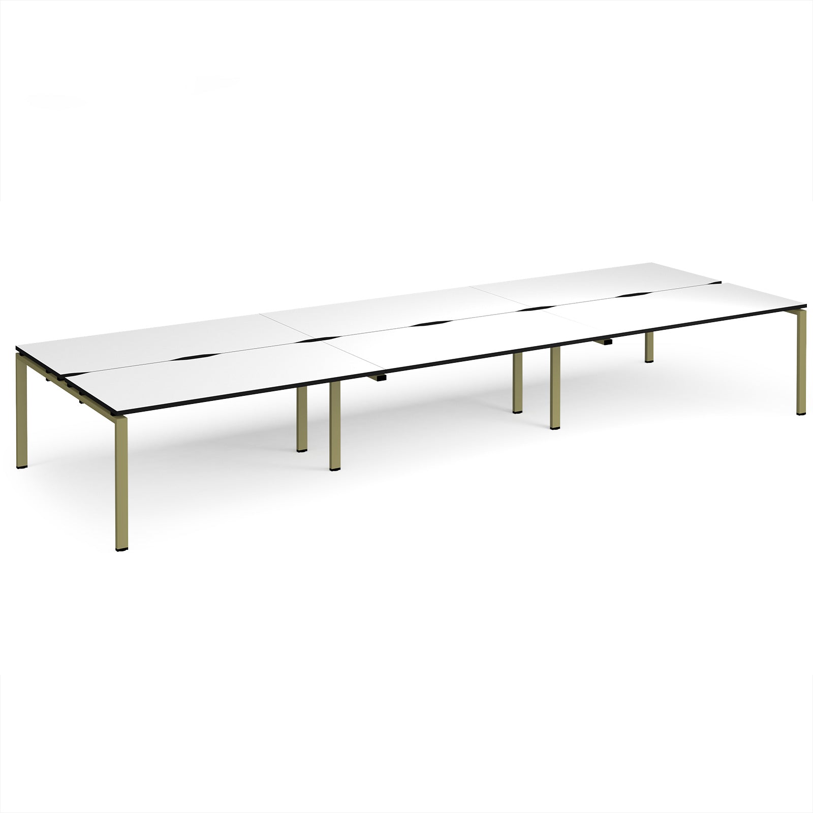 Adapt triple back to back desks 1600mm deep
