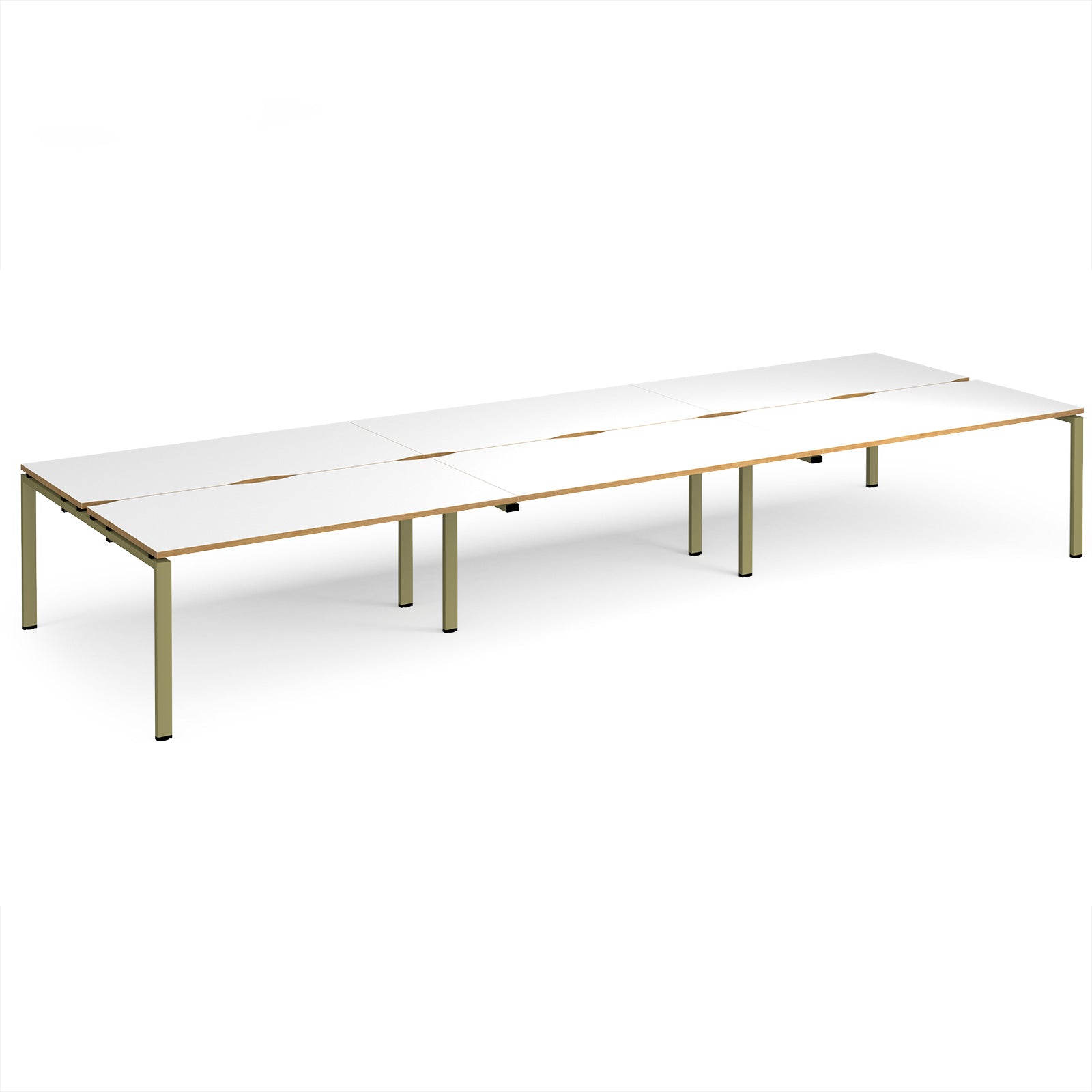 Adapt triple back to back desks 1600mm deep