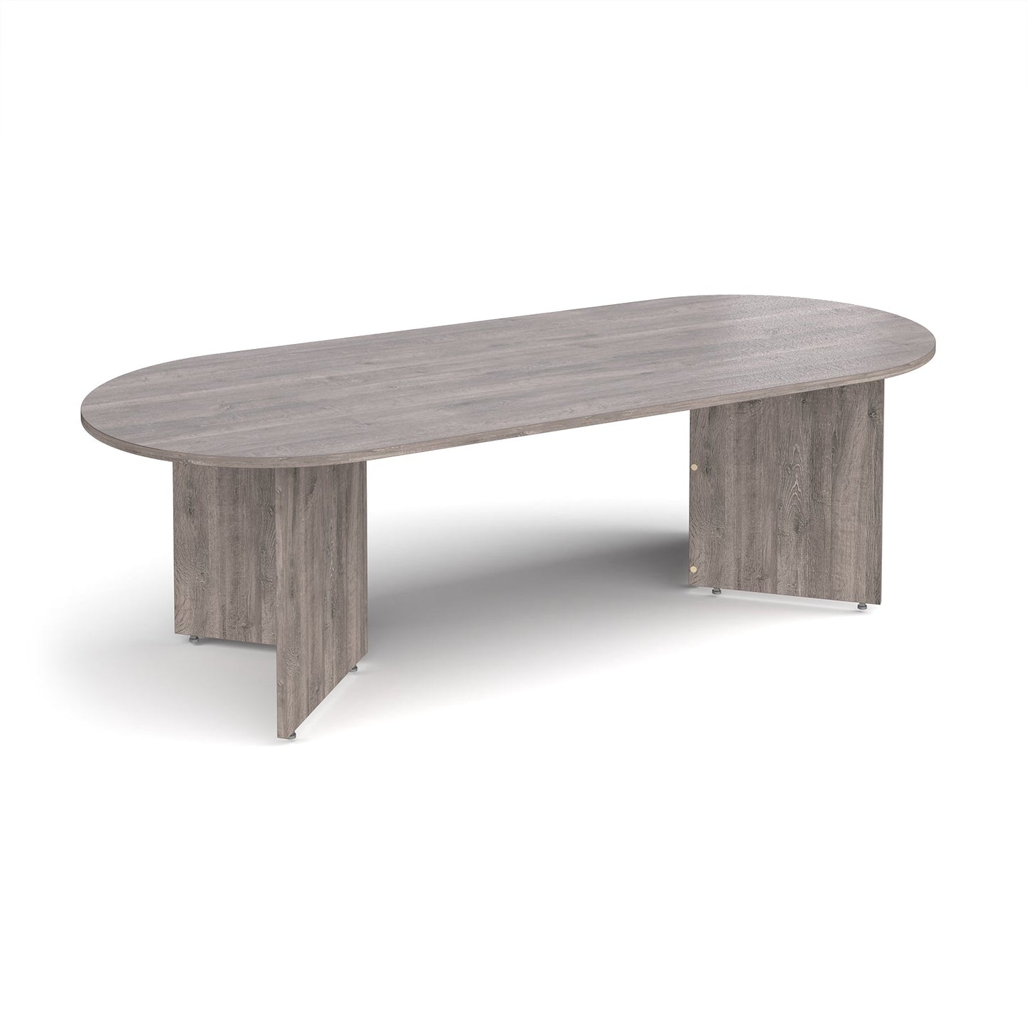 Arrow head leg radial end boardroom table