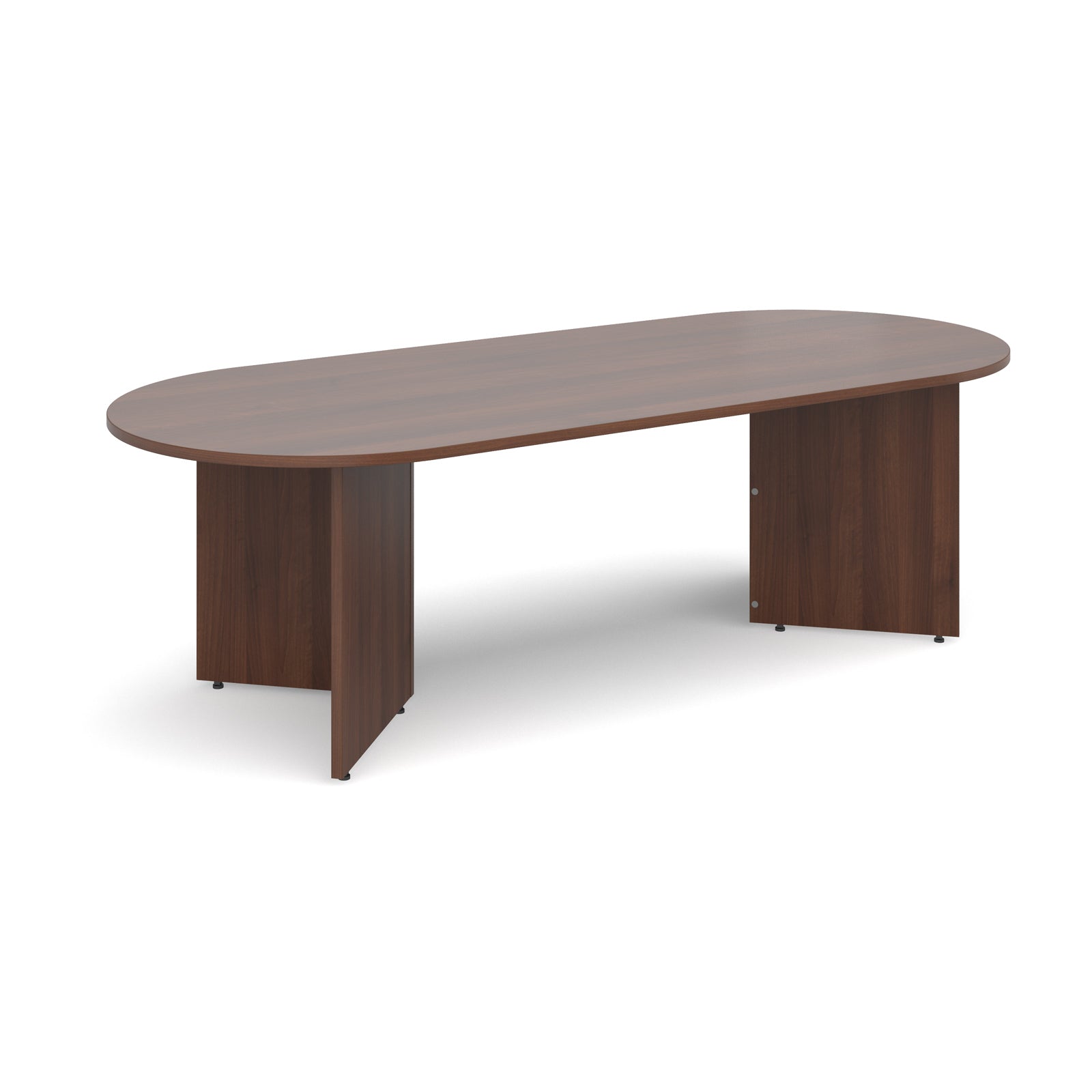 Arrow head leg radial end boardroom table