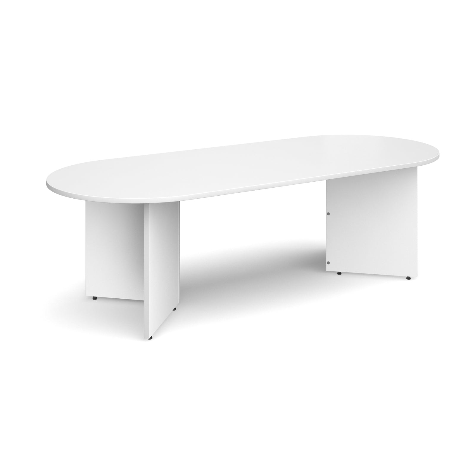 Arrow head leg radial end boardroom table