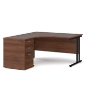 Maestro 25 left hand ergo desk with pedestal