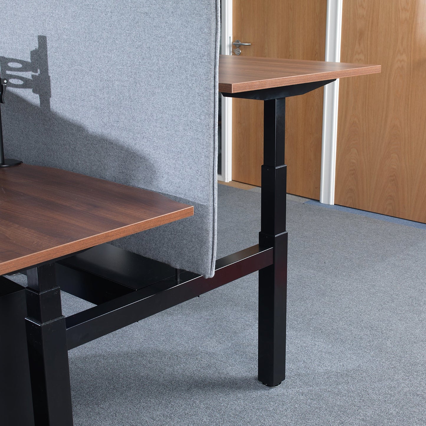 Vibe Elev8 screen 600mm high for back-to-back desks