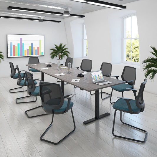 Elev8 Touch rectangular boardroom table