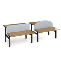 Vibe Elev8 curved screen for back-to-back desks