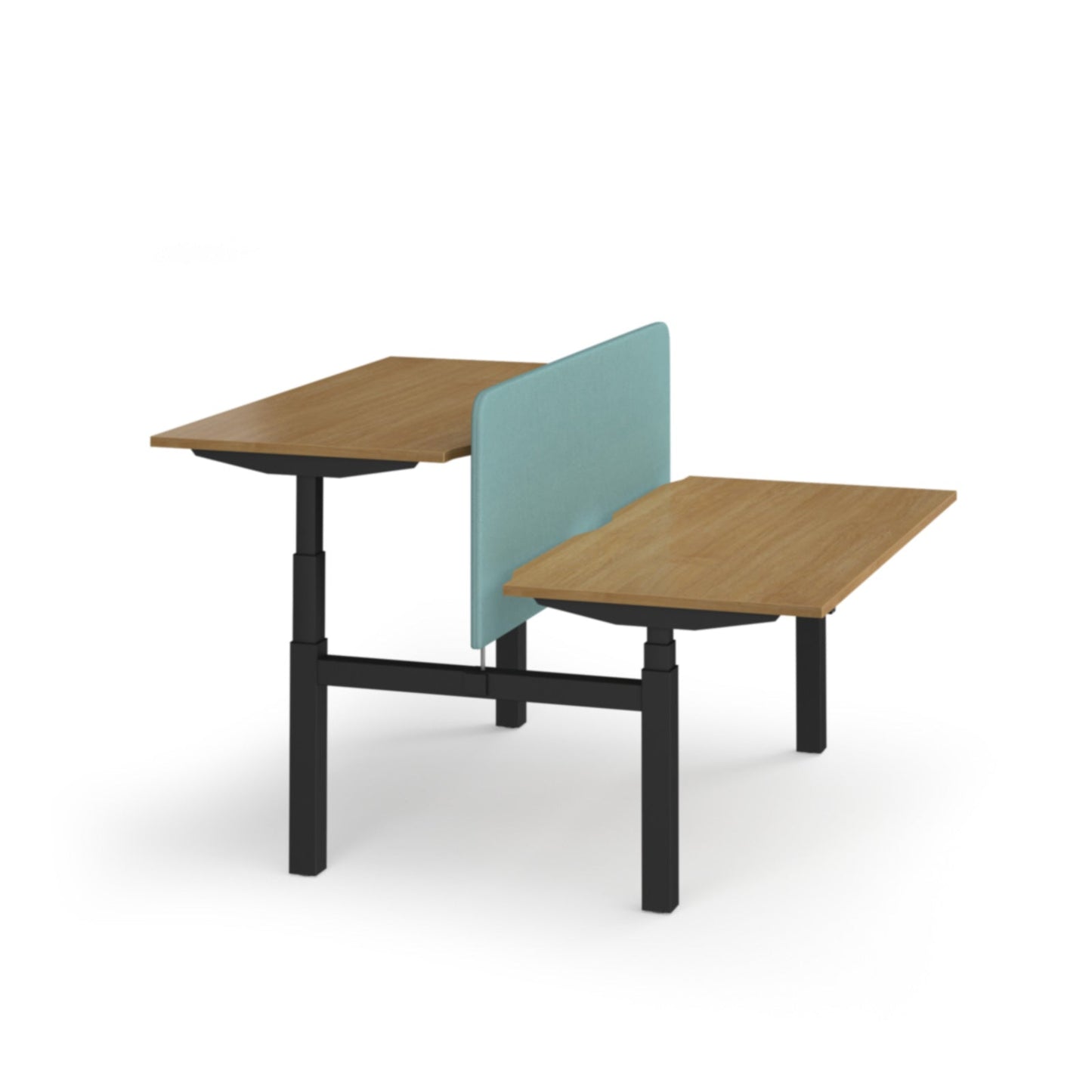 Vibe Elev8 screen 600mm high for back-to-back desks
