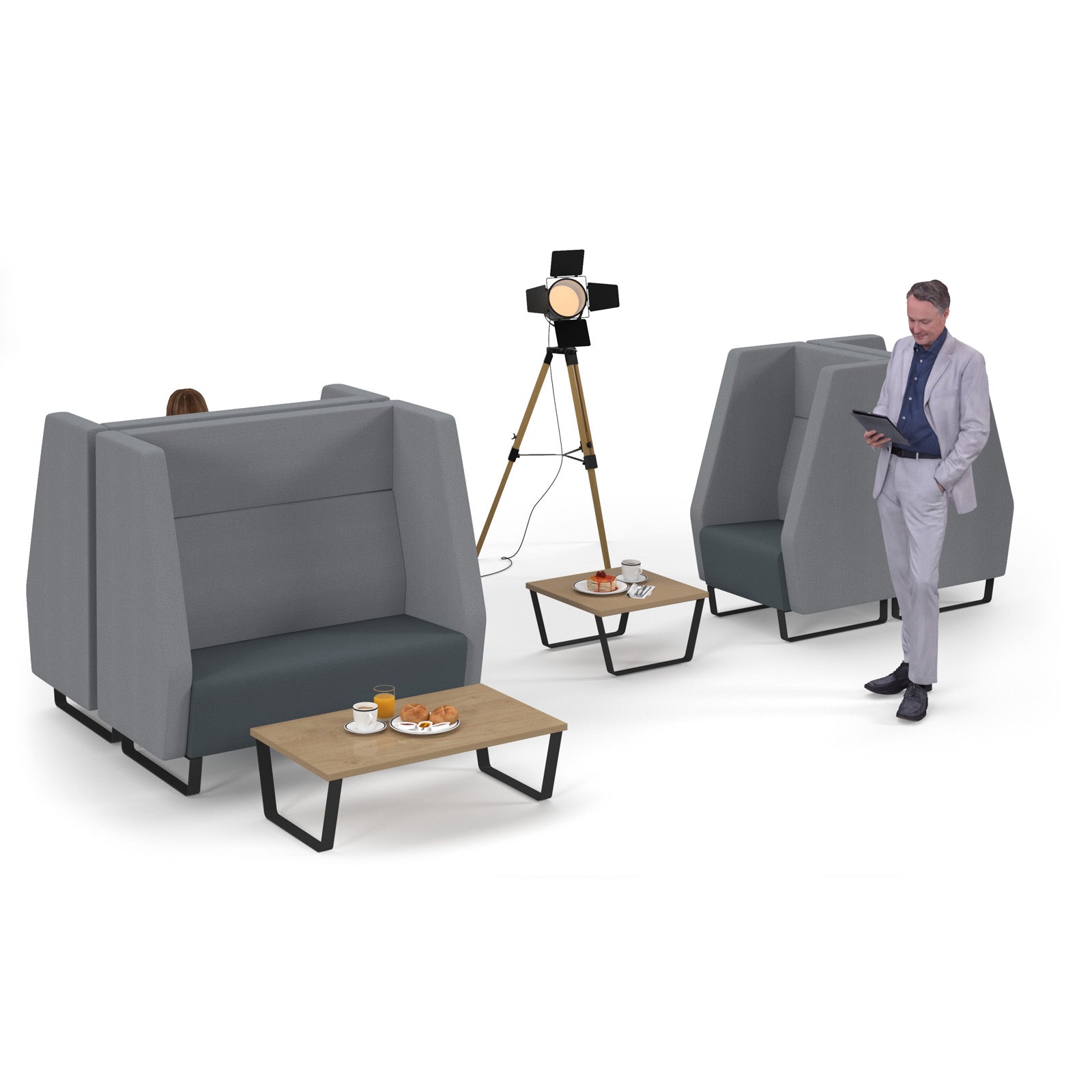 Encore High Single Sofa