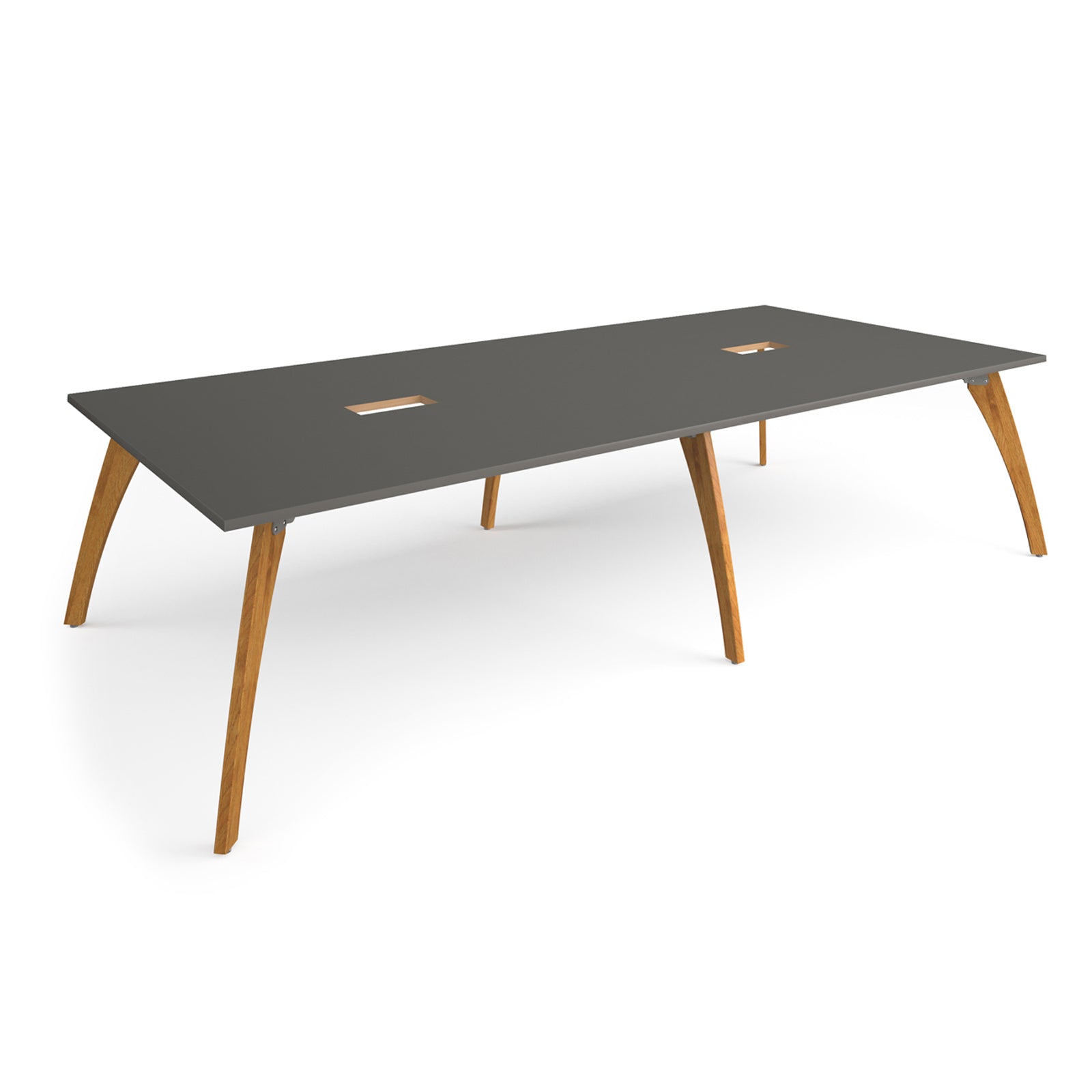 Enable worktable 1600mm deep with cutout and wooden legs