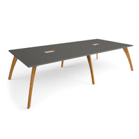 Enable worktable 1600mm deep with cutout and wooden legs