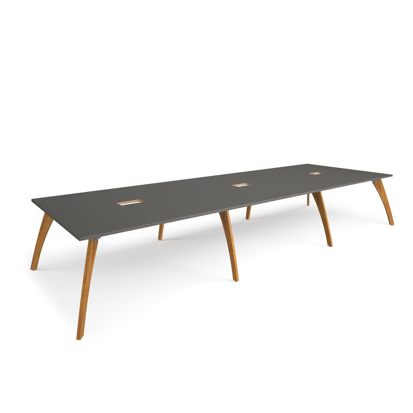 Enable worktable 1600mm deep with cutout and wooden legs