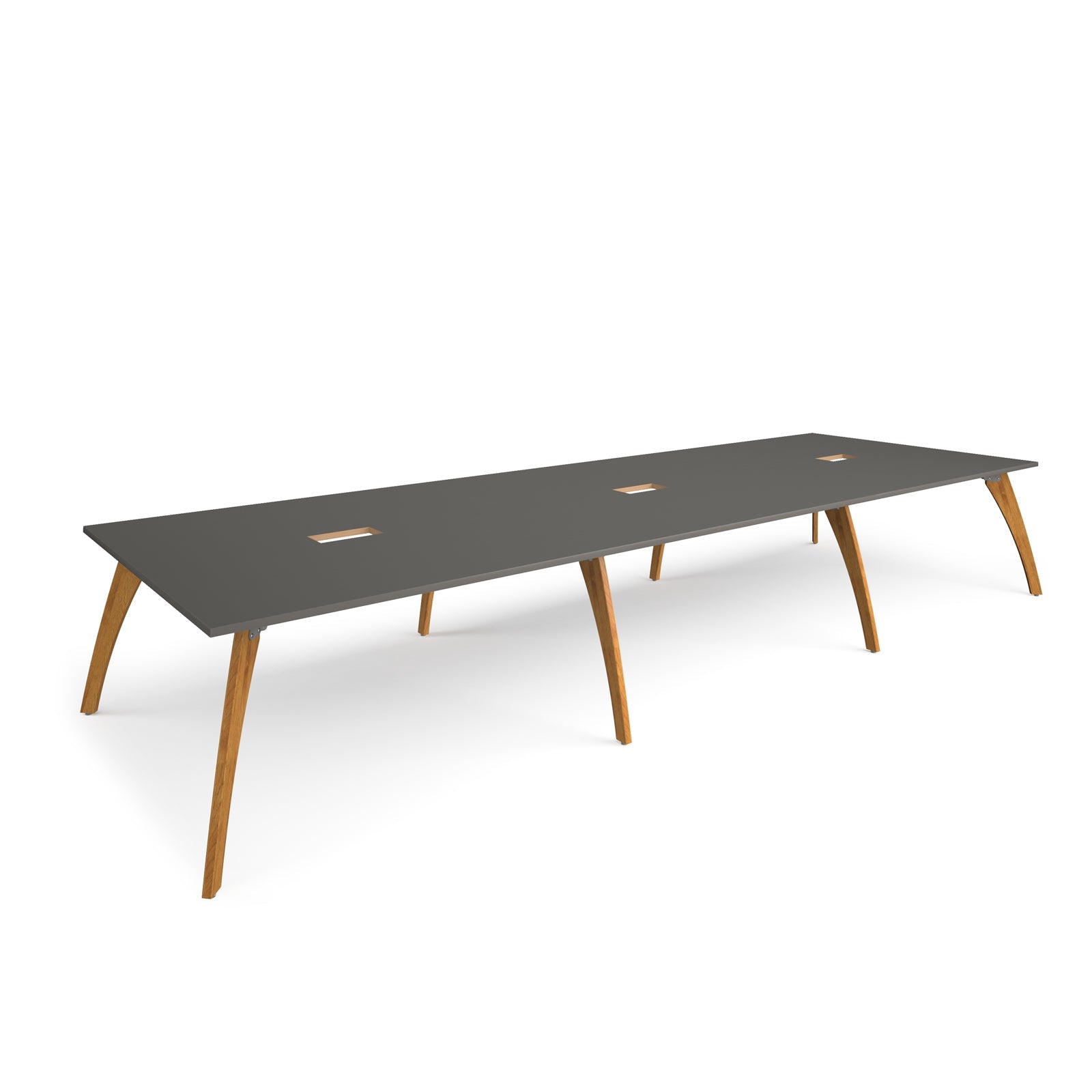 Enable worktable 1600mm deep with cutout and wooden legs