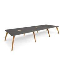 Enable worktable 1600mm deep with cutout and wooden legs