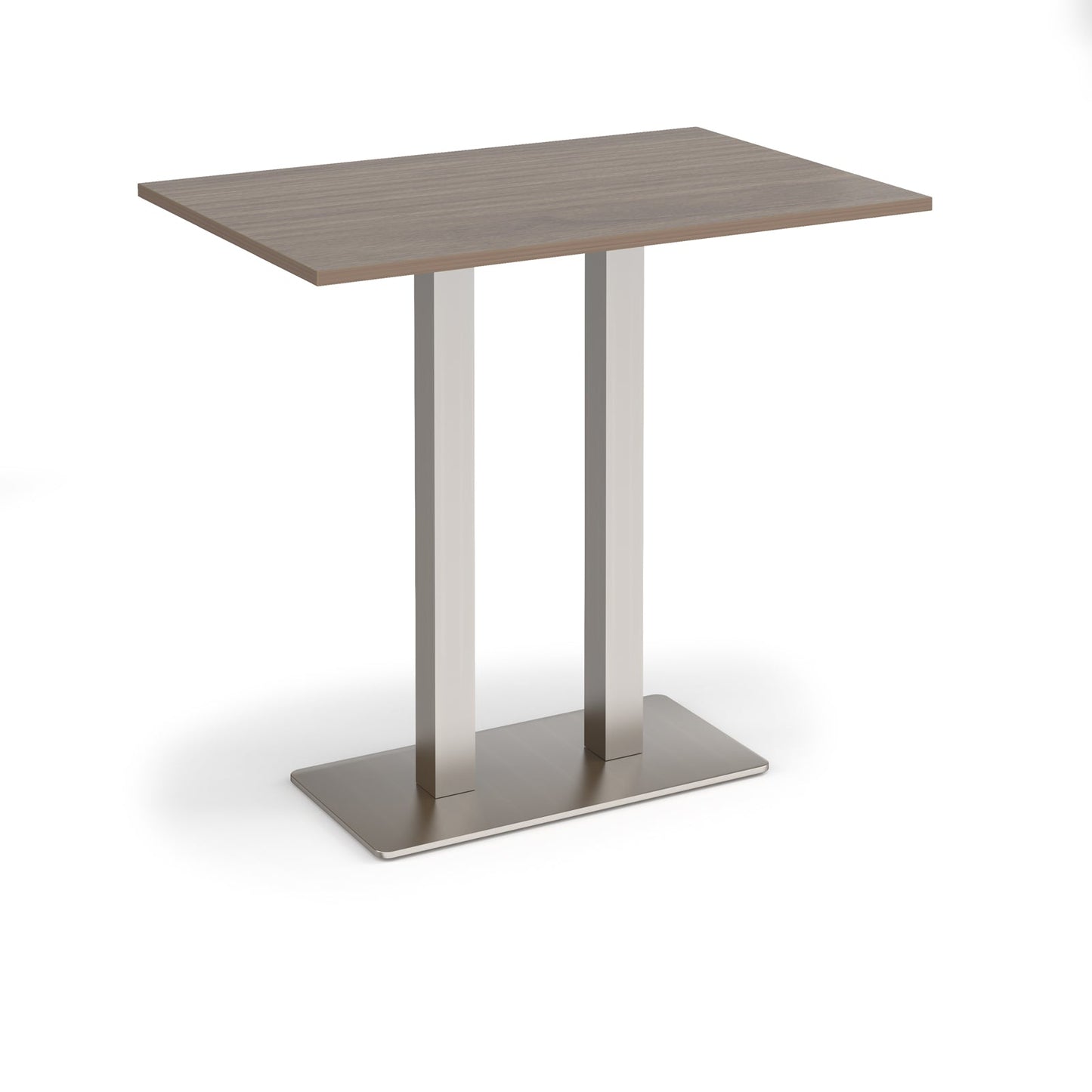 Eros rectangular poseur table with twin uprights