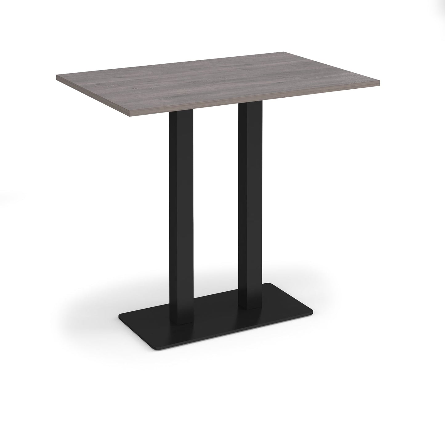 Eros rectangular poseur table with twin uprights