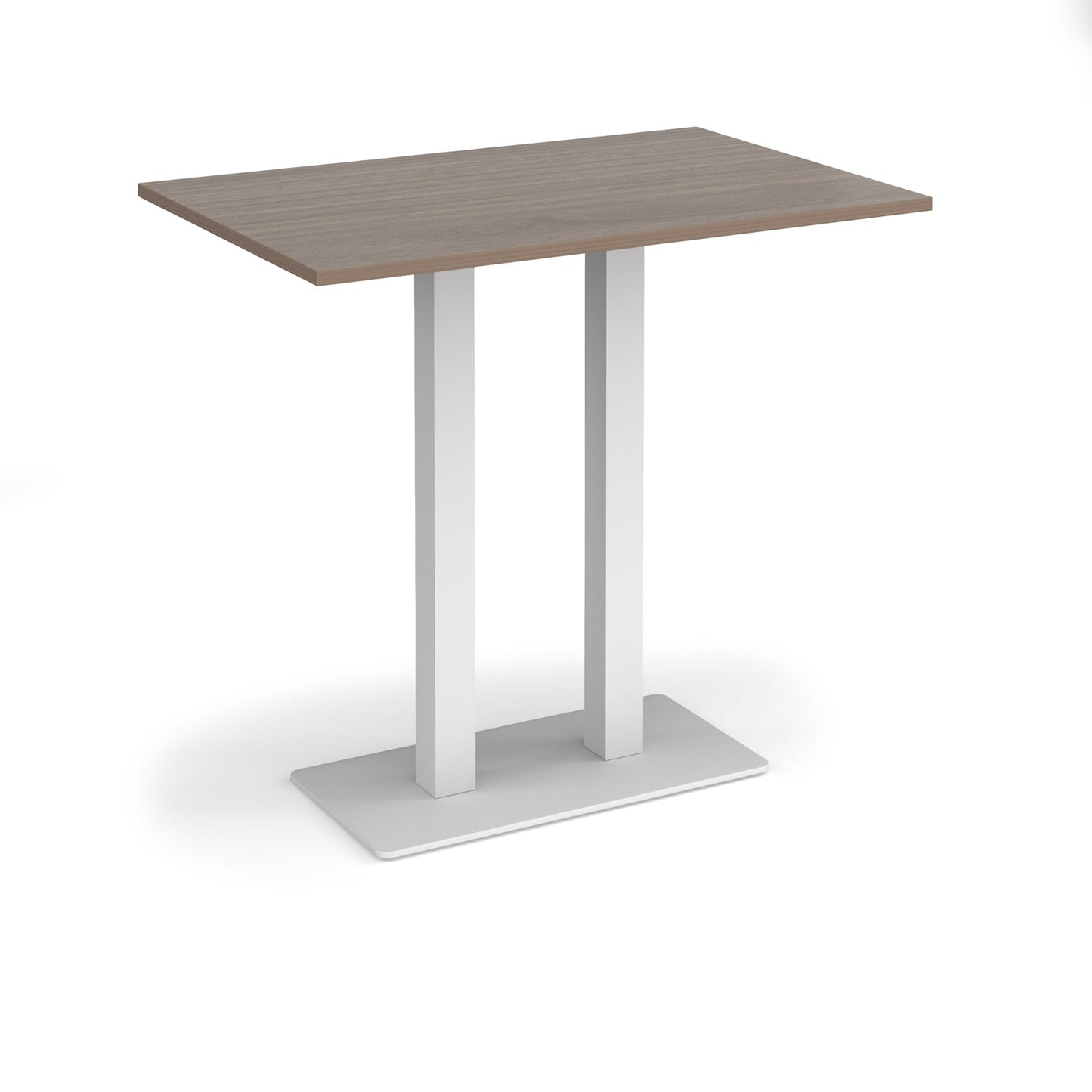 Eros rectangular poseur table with twin uprights