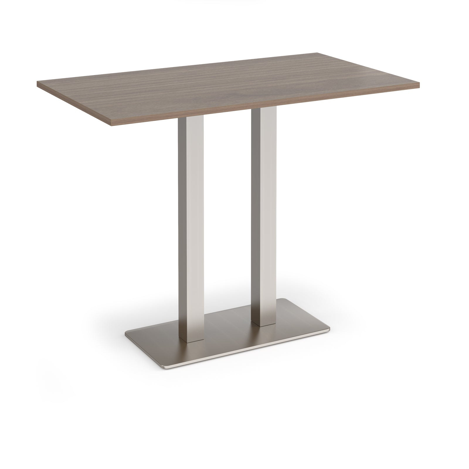Eros rectangular poseur table with twin uprights